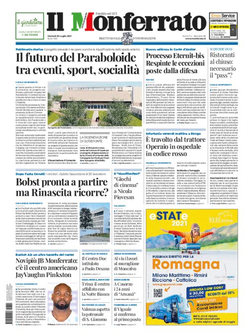 Il Monferrato - Edizione 56 del 20/07/2021